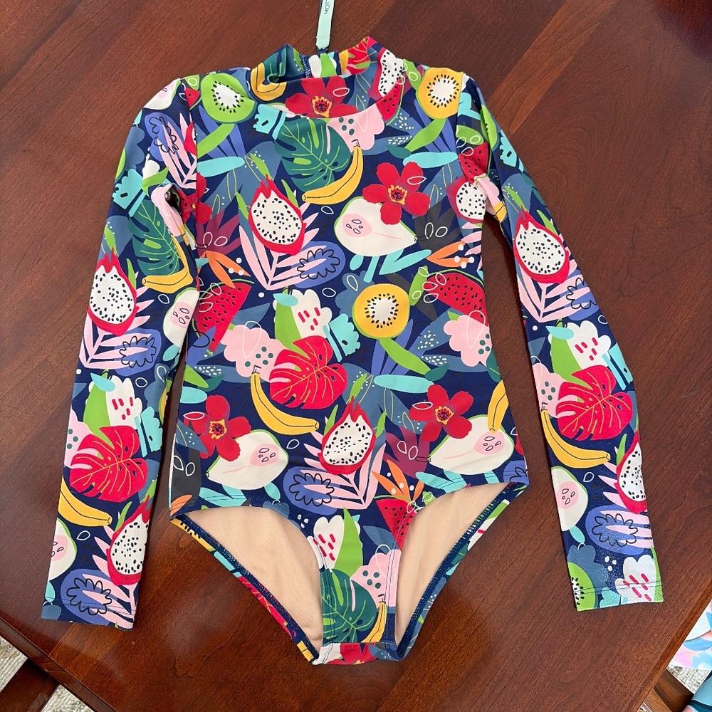 Mott50 girls rashguard one piece